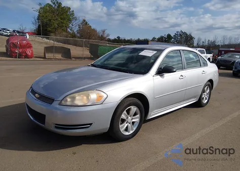 2012 Chevrolet Impala Ls z USA, uszkodzony, nr VIN 2G1WF5E3XC1222149